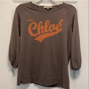 SEE BY CHLOE three quarter length sleeve top